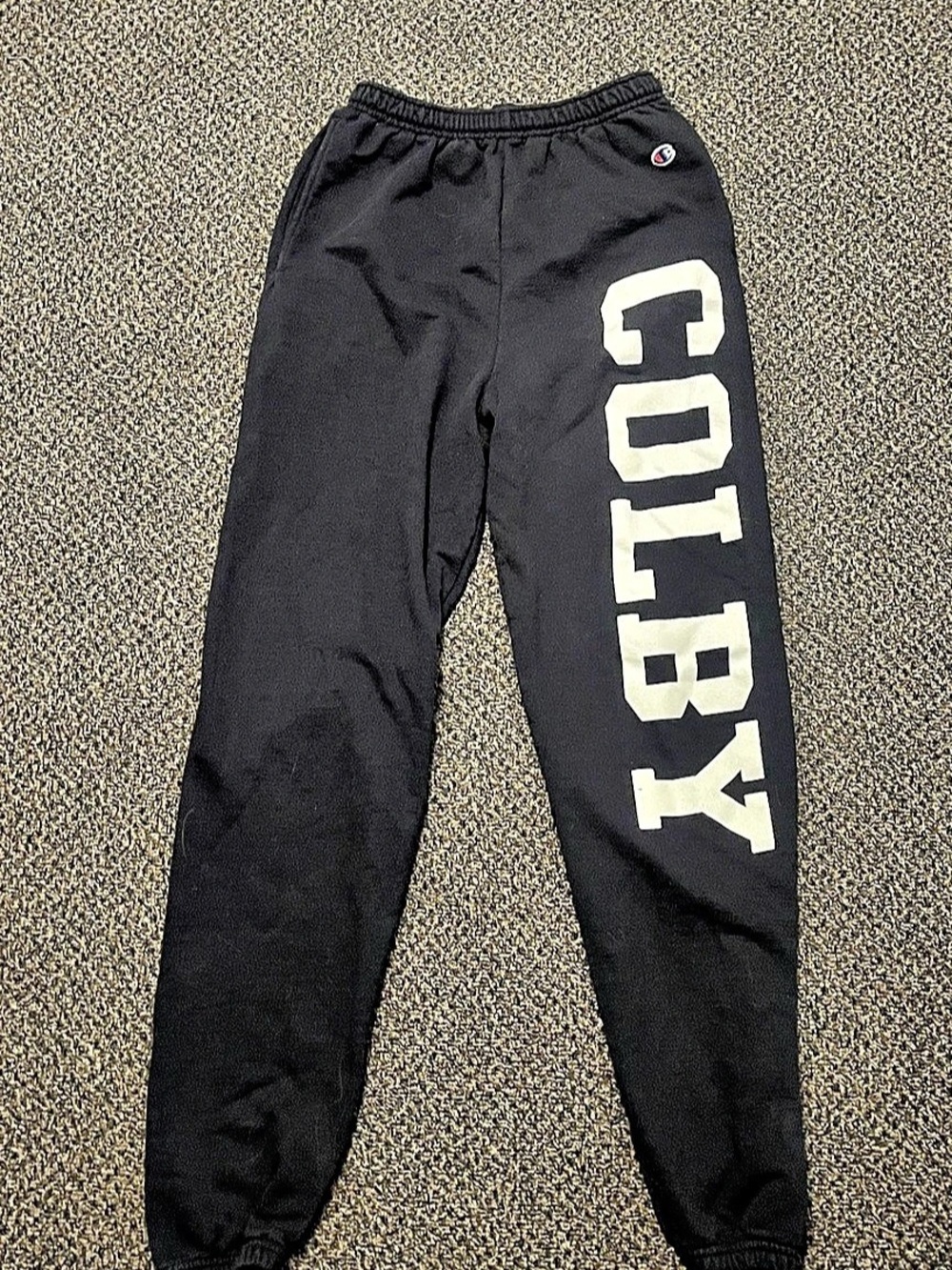 Champion Black Logo Jogger Pants